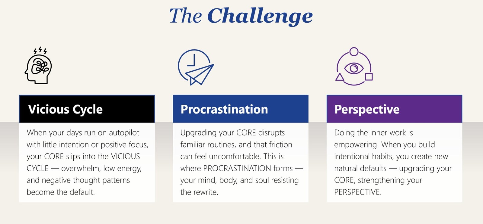 The Challenge slide